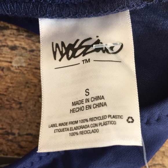 Mossimo Swimsuit Womens‎ Small Dark Night Blue Lace Up One Piece Swimwear - Picture 12 of 14